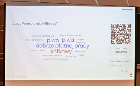 Młodzież debatowała z prezydentem o tym, czy warto zostać w Elblągu