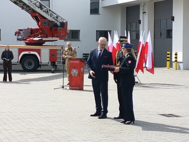 Świętowanie z nową halą dla obrony cywilnej