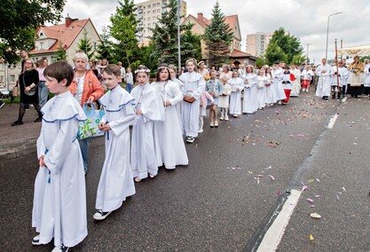 Boże Ciało.10 procesji przez miasto