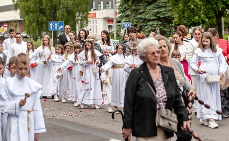 Boże Ciało.10 procesji przez miasto