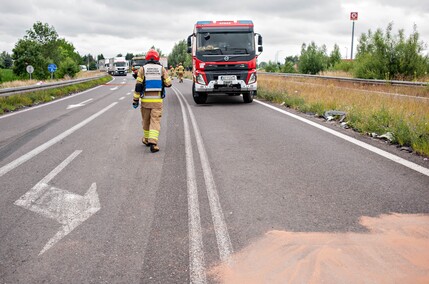 Zderzenie w Kazimierzowie, kierowca bez prawa jazdy