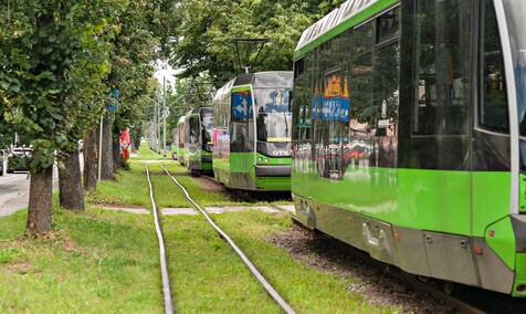 Kolizja z tramwajem na Grunwaldzkiej