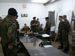 Dzik na orzyskim poligonie