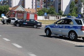 Groźna kolizja na skrzyżowaniu