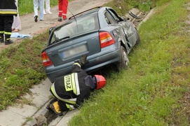 Wypadek w Kazimierzowie. Są ranni.