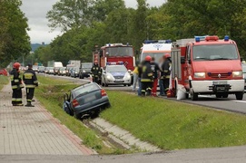 Wypadek w Kazimierzowie. Są ranni.