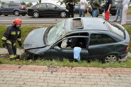 Wypadek w Kazimierzowie. Są ranni.