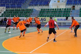 Srebrne medale strażaków (futsal)