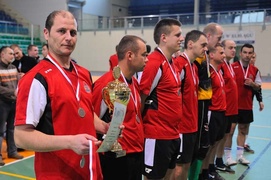 Srebrne medale strażaków (futsal)