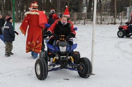 Prezenty przyjechały na motocyklach