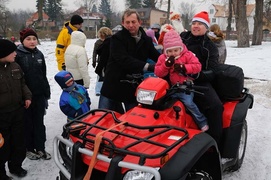 Prezenty przyjechały na motocyklach