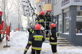 Pożar kamienicy na Bałuckiego