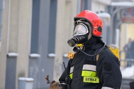 Pożar kamienicy na Bałuckiego