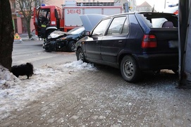 Groźna kolizja na Mickiewicza