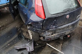 Kolizja na Grunwaldzkiej - sprawca bez uprawnień