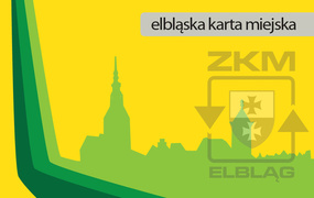Projekt nr 4
Niekwestionowanym atutem Elbląga jest Stare Miasto, dlatego jego zarysy ujęte zostały w projekcie jako główny motyw karty. Całość dopełnia lekkie i harmonijne przejście konturów elbląskiej starówki w trzy pasy, symbolizujące szlaki komunikacji miejskiej. Gra kolorów przedstawiona w projekcie jest również nieprzypadkowa – skala zieleni oraz odcień żółtego nawiązują do znanych i rozpoznawalnych barw elbląskiej komunikacji miejskiej.