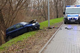 Wypadek na Kościuszki - dwie osoby ranne