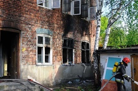 Pożar na Komeńskiego