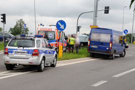 Groźna kolizja na skrzyżowaniu