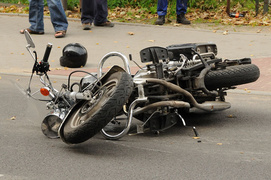 Potrącenie motocyklisty na Robotniczej