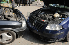 Groźna kolizja na Bema