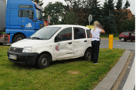 Zderzenie trzech aut w Kazimierzowie