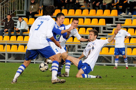 Olimpia po walce przegrała z Flotą