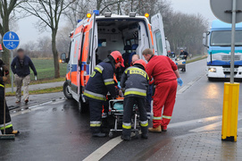 Wypadek w Kazimierzowie:  7-latek w szpitalu