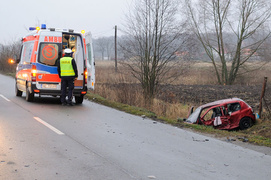 Rubno: zderzenie clio z seatem