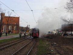 Na Robotniczej spłonął tramwaj