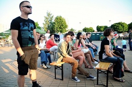 Koncertowo w strefie kibica