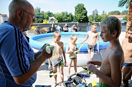 Plaża i basen ...na Bulwarze