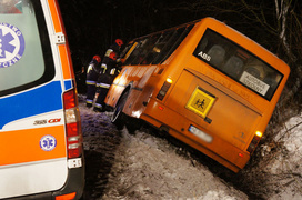 Wypadek szkolnego autobusu