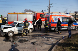 Zderzenie na skrzyżowaniu