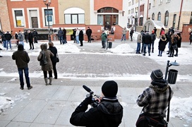 Wyszli na ulice, ale było ich mniej