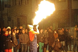 Płonący pokaz