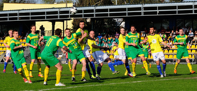 Pierwsza porażka Olimpii w rundzie wiosennej (piłka nożna)