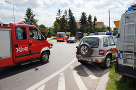 Kazimierzowo: oplem wjechał wprost pod ciężarówkę