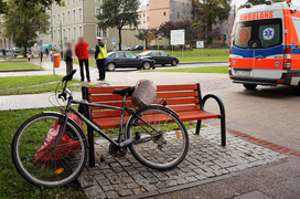 Zderzenie i potrącenie na Grota-Roweckiego