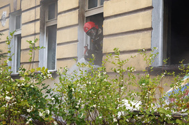 Panieńska: pożar w mieszkaniu