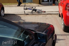 Odzieżowa: zderzenie rowerzysty z audi