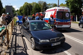 Groźny wypadek na Bema