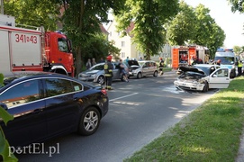 Groźne zderzenie na Grottgera