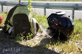 Wypadek w Nowinie: ranny motorowerzysta w szpitalu