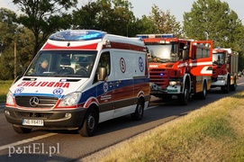 Wypadek w Kazimierzowie: ranny motocyklista w szpitalu