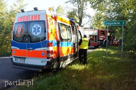 Wypadek na wylocie z Elbląga