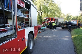 Wypadek na wylocie z Elbląga