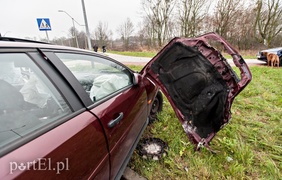 Ciężarówką wjechał w opla na Modrzewinie
