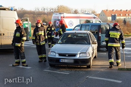 Zderzenie na skrzyżowaniu Łęczycka-Grottgera-Rawska