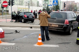 Ogólna-Legionów: wypadek na skrzyżowaniu